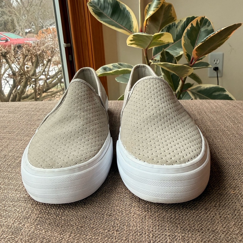 Keds Beige Slip-On Sneakers - Picture 8 of 12